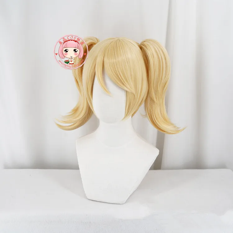 Новый карнавальный костюм из кожи OW Pink Mercy Светлый блонд на заколках с двойными
