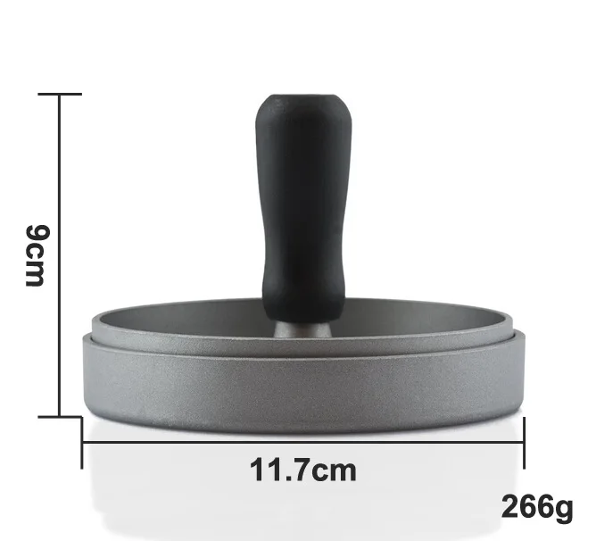 Manual aluminum non-stick hamburger meat die burger billet production, kitchen gadgets