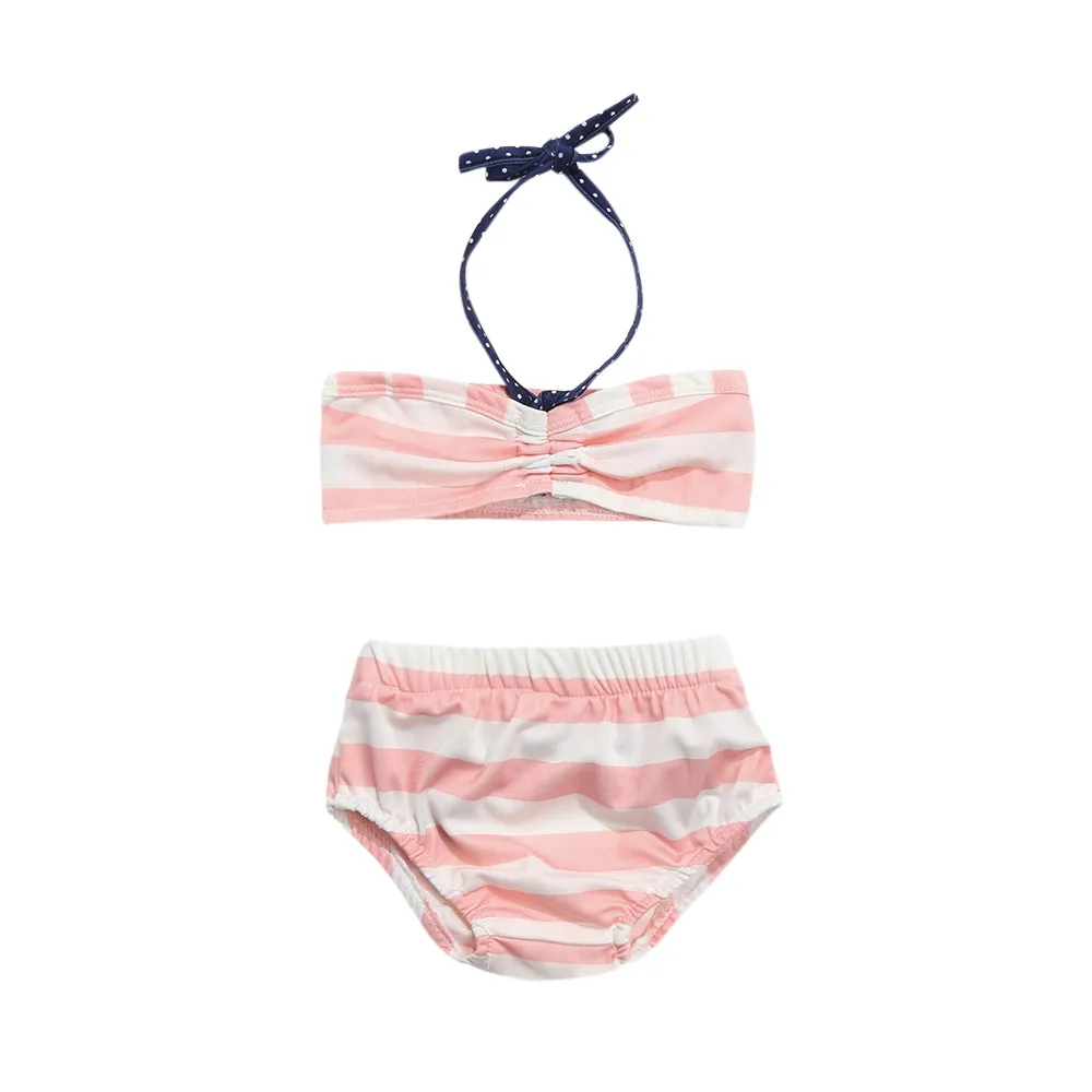 Комплект летней одежды из 2 предметов для новорожденных лямки купальников