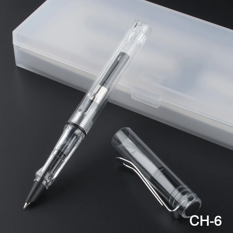 Jinhao 599A Высококачественная пластиковая перьевая ручка 0,38 мм дополнительный тонкий наконечник чернильные ручки для подарка офисные канцелярские принадлежности