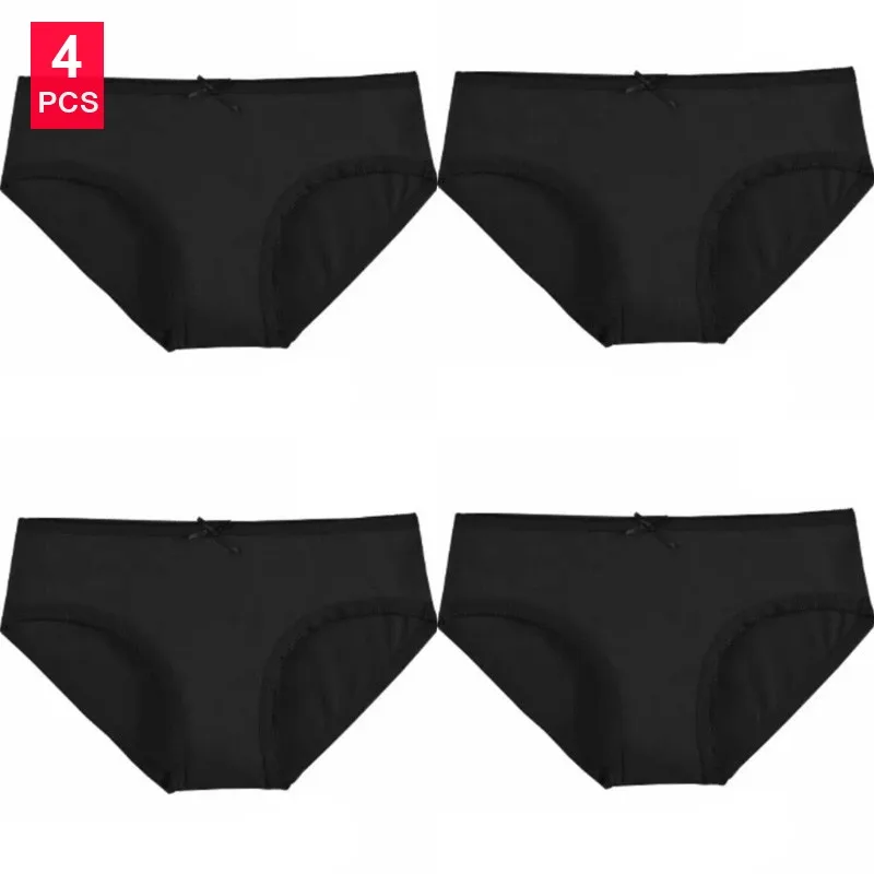 11 4PCS/lot Ladies Panties Underwear Woman Panties Fancy Lace Calcinha Renda Sexy for Women Traceless Crotch of Cotton Briefs Hot - Цвет: 11
