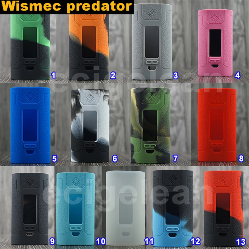 DHL 150 шт. * wismec Predator 228 силиконовый чехол VS vaporesso Мститель/smok qbox/SX мини G класса /IJOY maxo