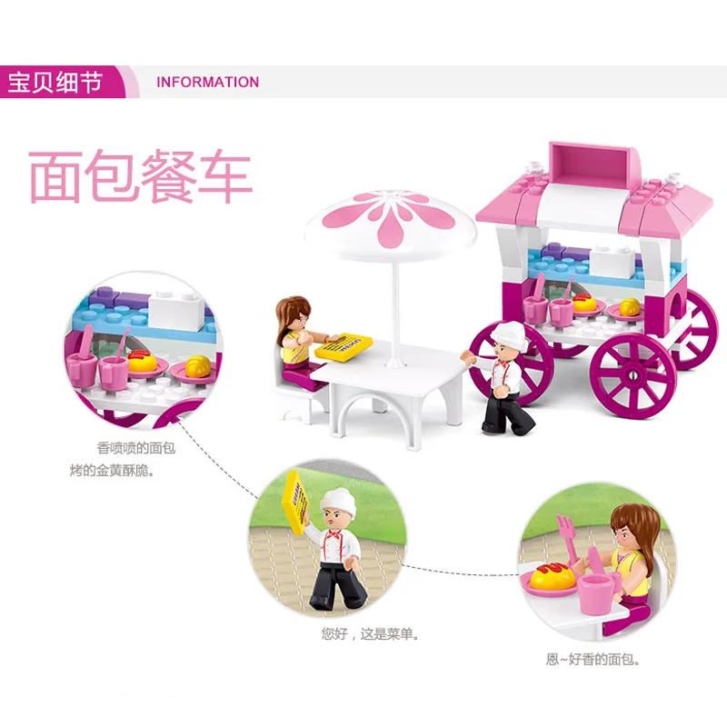 Sluban модели Здание игрушка Совместимость с LEGO Лего Legos Конструктор B0522 78 блок Блоки