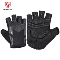 wheel up half finger cycling gloves sbr fillings bike racing mountain cycling glove breathable mtb road bike cycling gloves