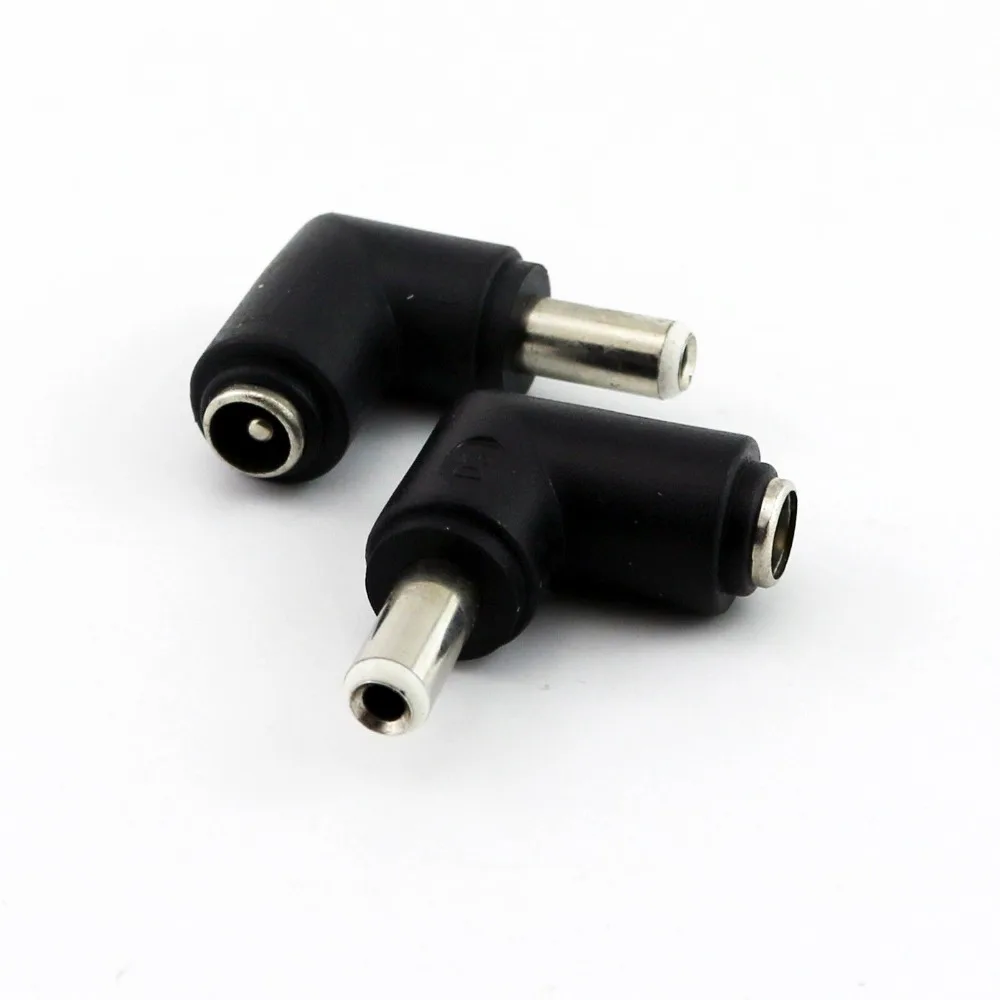 20pcs DC 5.5 x2.1mm Female Jack To 5.5mm x 2.5mm Male Plug 90 Degree Right Angle Power Adapter Connector | Электроника