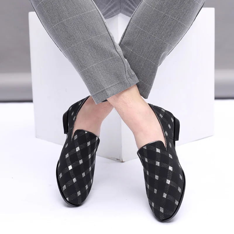 OSCO 2019 New Big Size Men's Loafers Slip on Men Leather Shoes Luxury Casual Fashion Trend Brand Wedding | Обувь