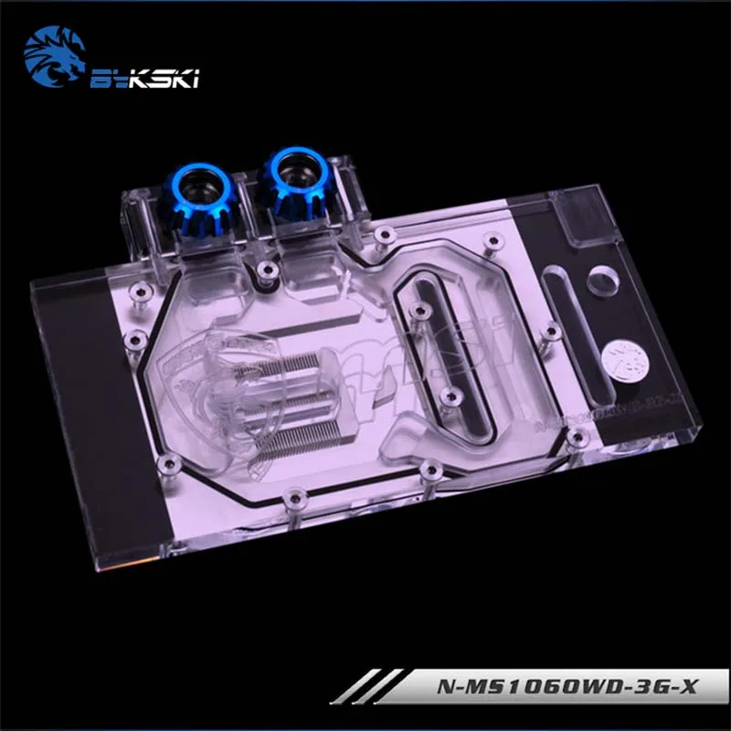 Водный блок Bykski N MS1060WD 3G X GPU для MSI GTX1060 WIND 6G/3G Yeston/Inno3D с полным покрытием