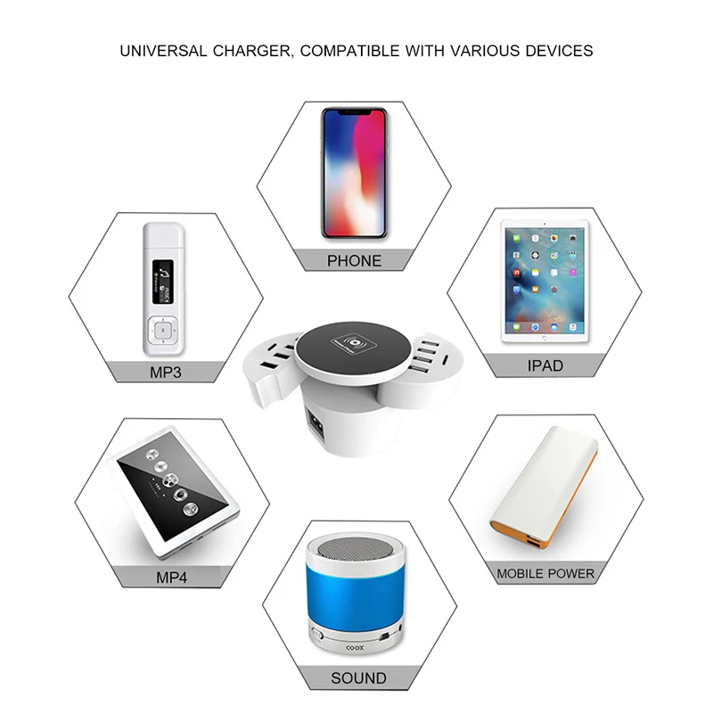 10 портовое многофункциональное настольное зарядное устройство lphone 3 2/2 0