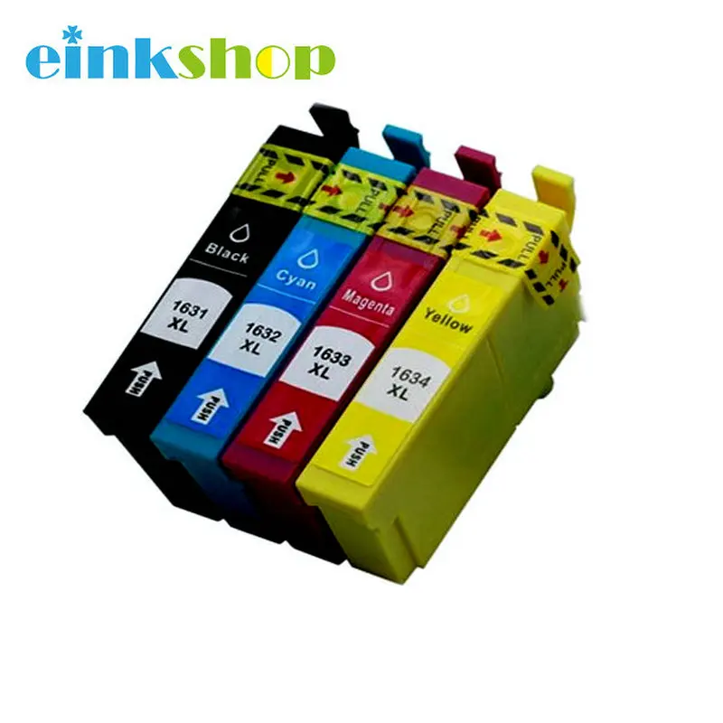 Einkshop 4PK 16 16XL Совместимый картридж для принтера Epson WorkForce 2010 2510 2520 2530 2540 2750 2760 T1631-T1634