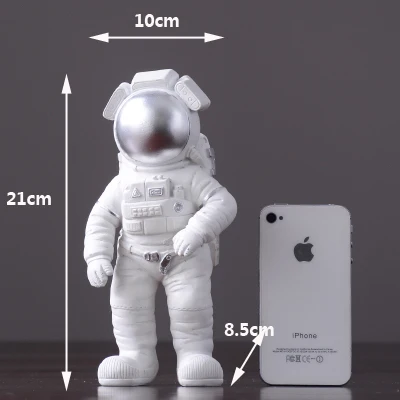 Europe style Cute Resin Astronaut Miniatures Figurine Craft Home Garden Decor wedding gifts fashion tabletop Furnishing articles - Цвет: A3