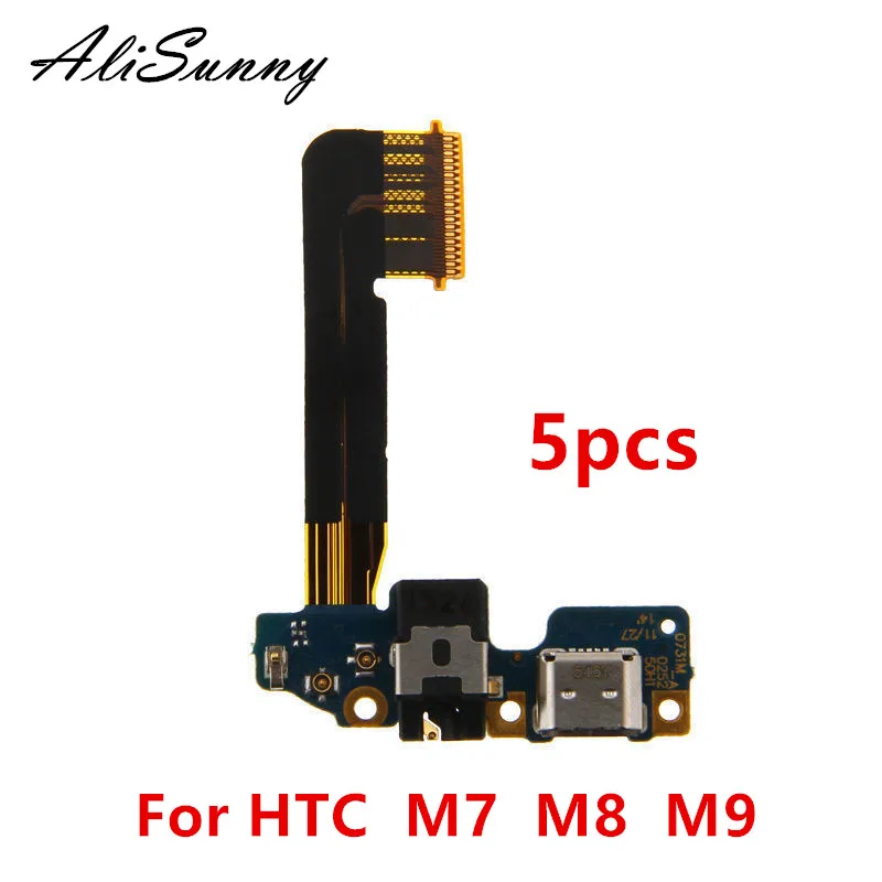 Зарядный гибкий кабель AliSunny 5 шт. для HTC One M7 M8 M9 USB зарядное устройство док разъем