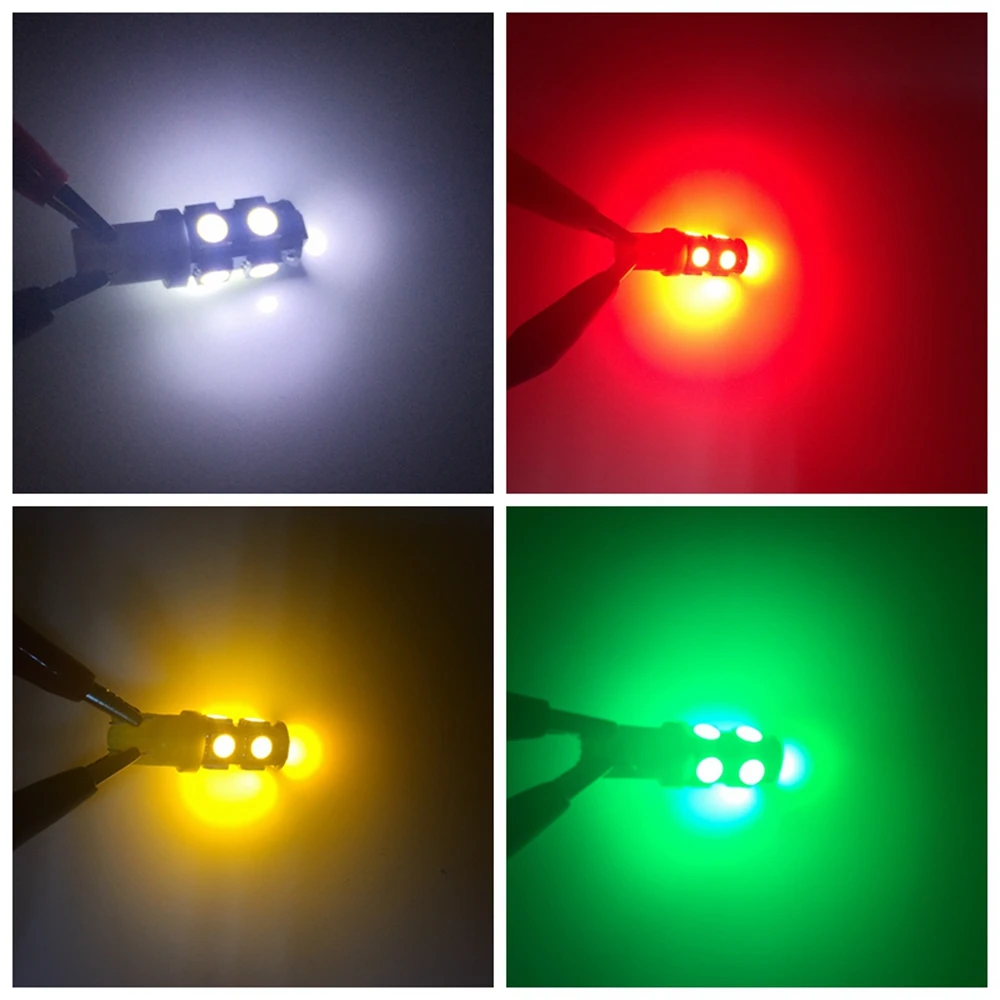 YSY 100 шт. Оптовая Продажа T10 9SMD 5050 9 Smd Светодиодные Автомобильные лампы 194 168 192 W5W