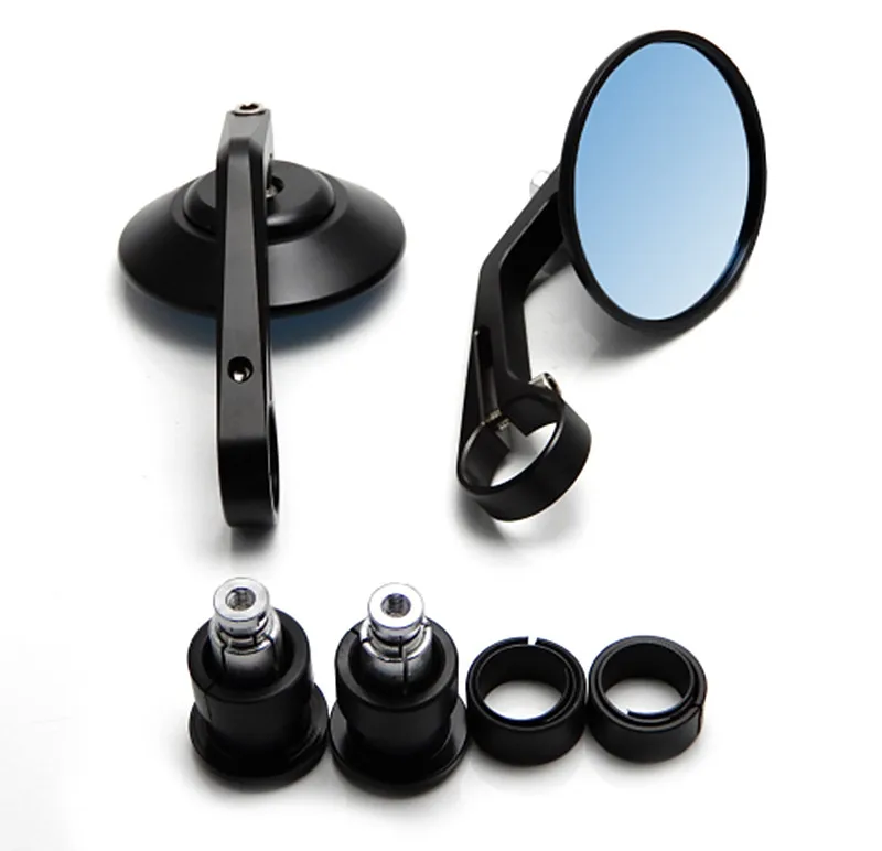 Мотоциклетные зеркала универсальные боковые заднего вида CNC 13-18 мм | Автомобили и