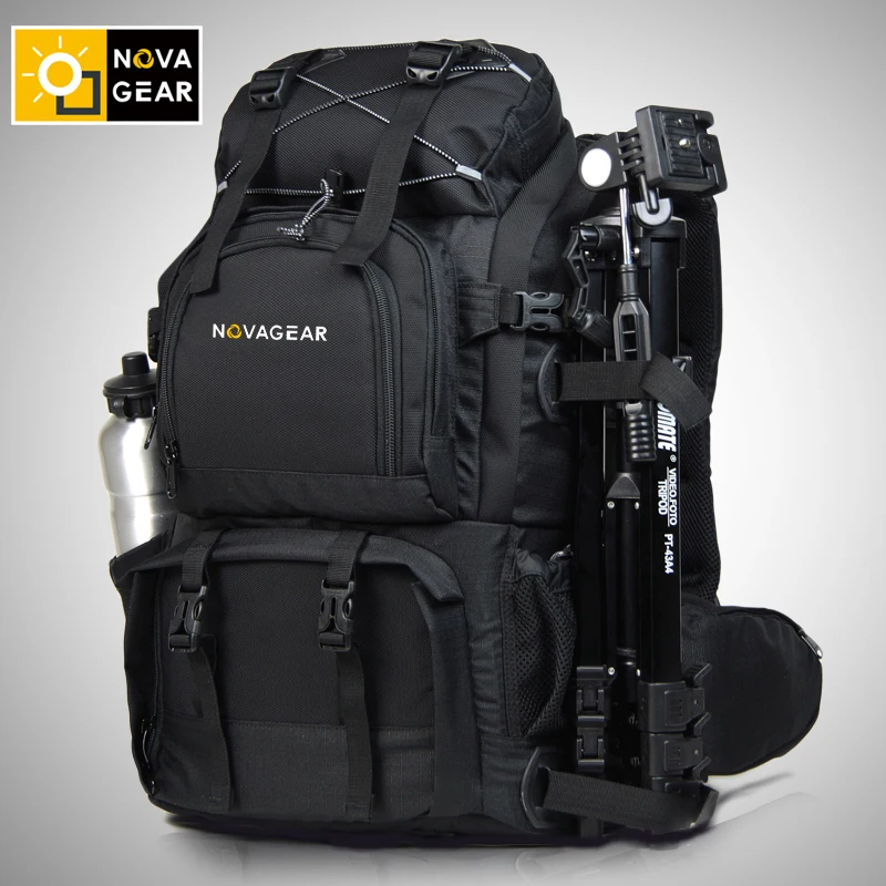 NOVAGEAR 80302, сумка для фото, рюкзак для камеры, универсальный рюкзак для путешествий с большой емкостью, рюкзак для Canon/Nikon цифровой камеры