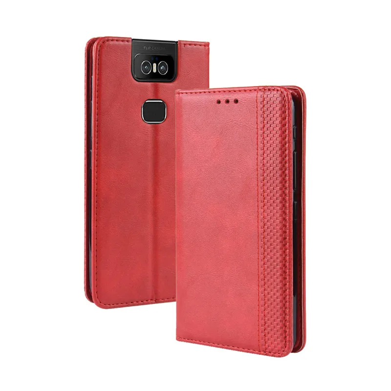 Ретро Флип-книжка Магнитный кожаный чехол для xiaomi Redmi K20 Pro 7A Чехол кожаный флип-чехол на магните для Redmi K20 7 чехол для телефона - Цвет: red