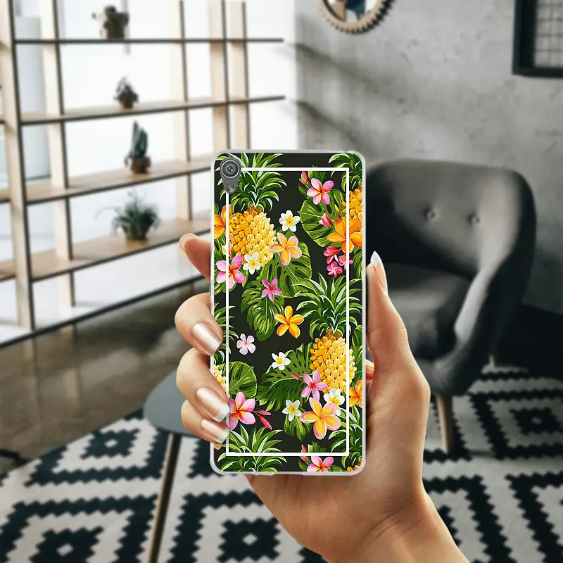 Для Sony Xperia E3 E5 T3 M2 M4 M5 чехол XA XZ Z Z1 Z2 Z3 Z4 Z5 компактный мягкий ТПУ случаях красочные