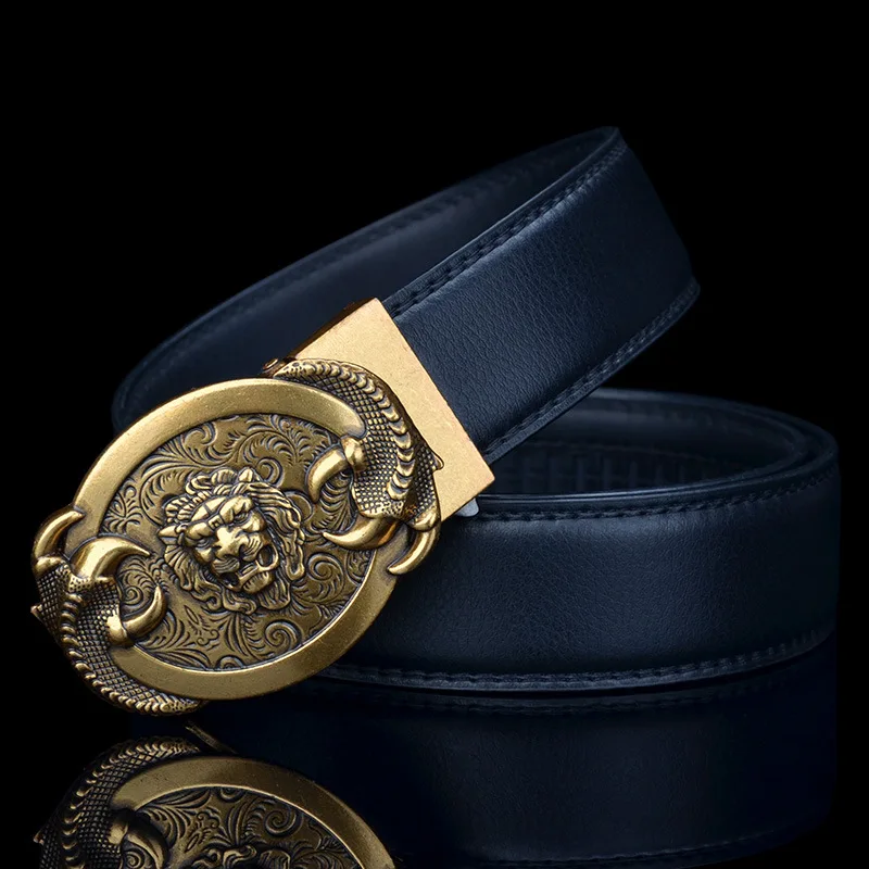 Дизайнерские ремни KAWEIDA для мужчин трендовый ремень из натуральной воловьей кожи