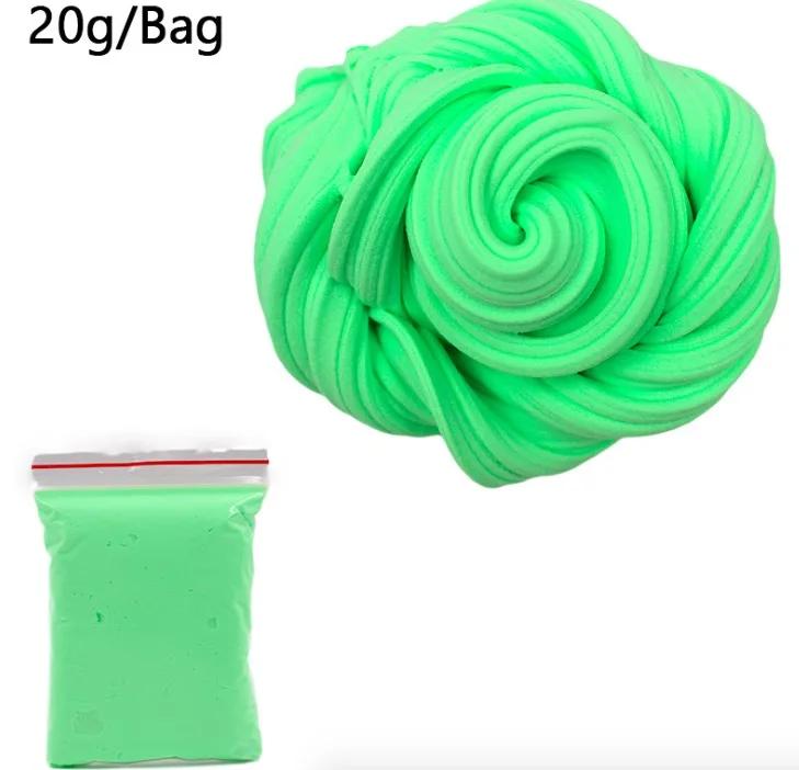 grass green Слизи игрушки глиняные на воздухе сухой Пластилин амулеты слизи пушистый светильник мягкая полимерная глина Fimo шпатлевка прыжки DIY Пластилин для детей - Цвет: grass green