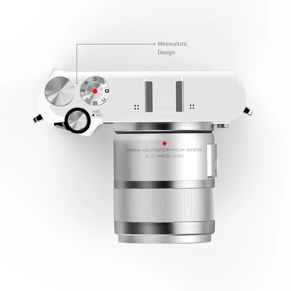 YI M1 цифровой Камера 2 объектива беззеркальных премьер зум 20MP WI FI BLE ЖК дисплей