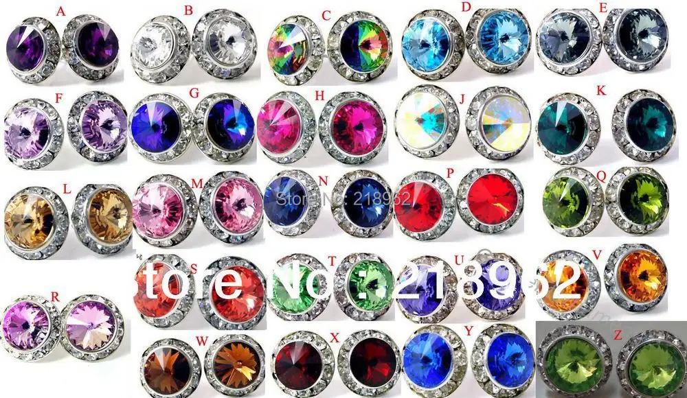 Круглый прозрачный кристалл 2 см снаружи с акриловой фотографией 14 мм|earrings