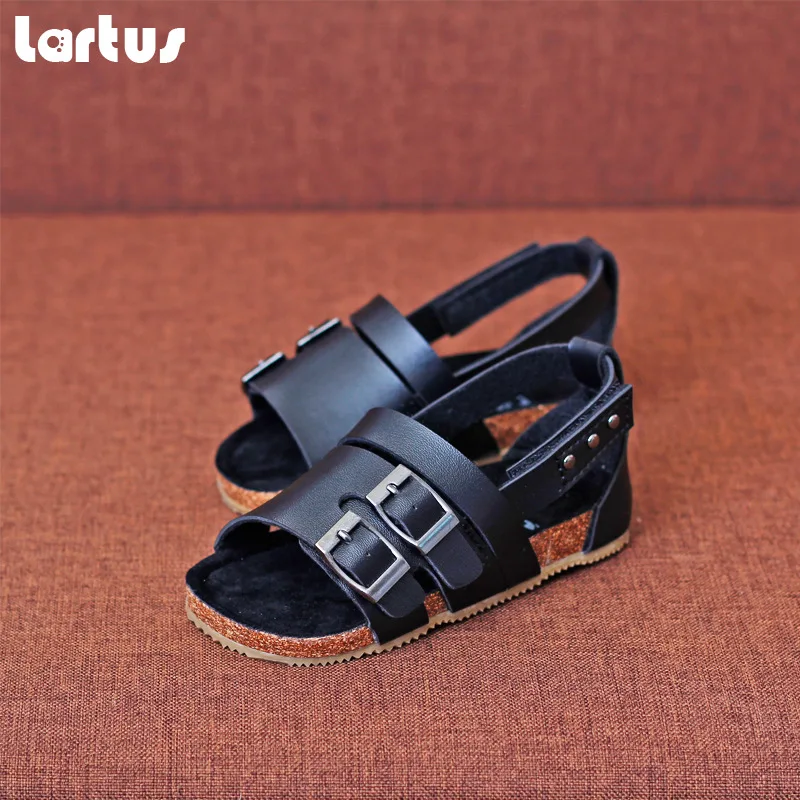 LARTUS/сандалии для девочек нескользящая обувь мальчиков с имитацией Окс тендон