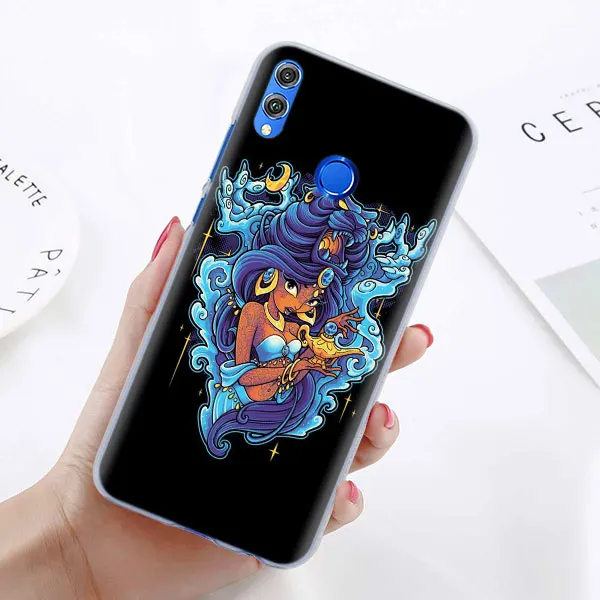 05 Алладин Принцесса Жасмин чехол для телефона для huawei Honor 8X 8A Pro 8C 8S 9 10 Lite 20i Honor Play Y7 Y9 крышка чехол Coque - Цвет: 05