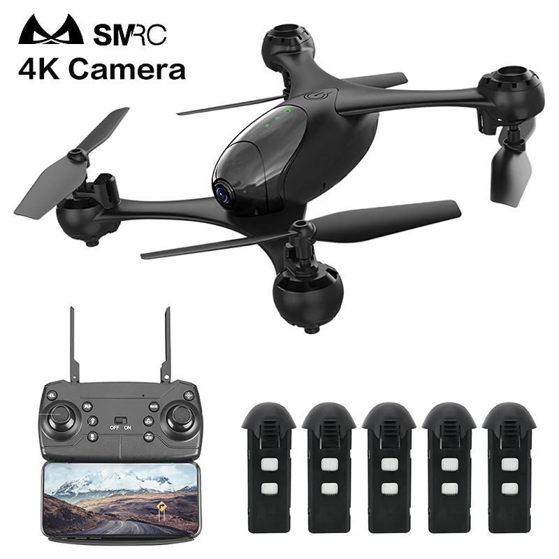 Нмиц M6 видео с разрешением 1080 P Радиоуправляемый Дрон HD Gimbal двойной камеры WI-FI FPV Quadcopter приложение зависания тяжести объект режим отслеживания дополнительные тесто