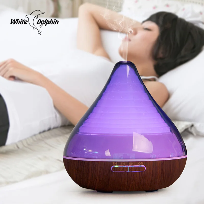 

300ml Ultrasonic Air Humidifier Essential Oil Aroma Diffuser 7 Colors Lamp Electric Mist Maker Aromatherapy Diffuser Humidifier