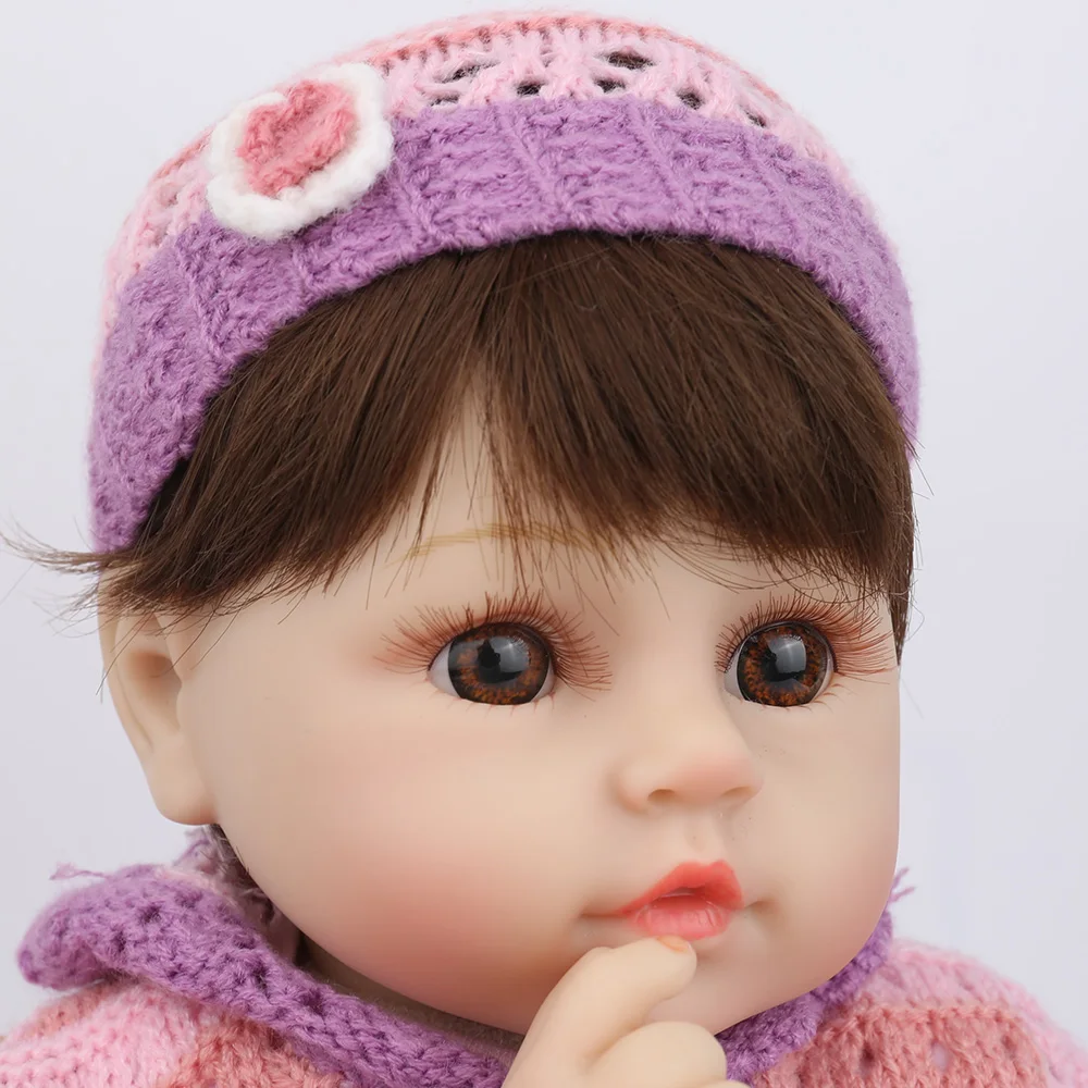 NPKDOLL Reborn Baby Doll Реалистичная кукла для новорожденных девочек 18 дюймов мягкий