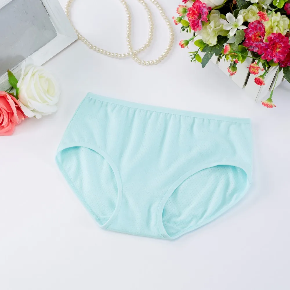Для женщин хлопковые однотонные трусики модные удобные женские сексуальное