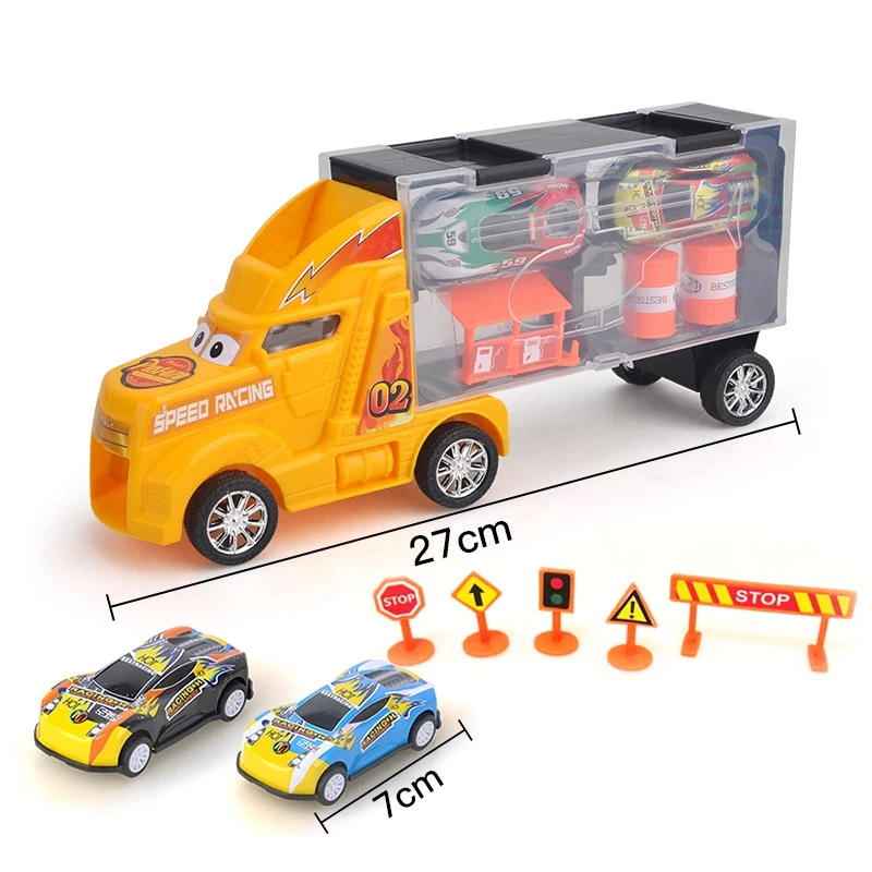 TOY170-4 Игрушка для автомобиля, автомобиль, автомобиль, грузовик, мини-автомобили, детские игрушки для детей, Diecasts, игрушечный автомобиль, подарок на день рождения, 1:24 - Цвет: TOY170-4