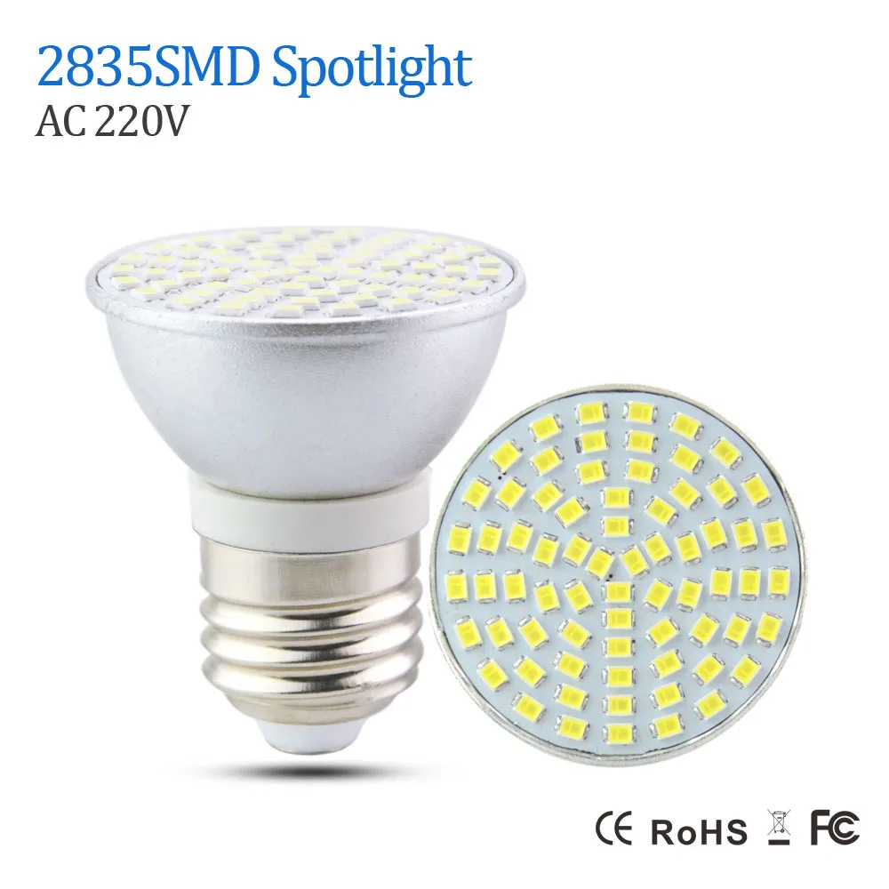 Светодиодная лампа с регулируемой яркостью E27 GU10 лампада светодиодная мощность 3