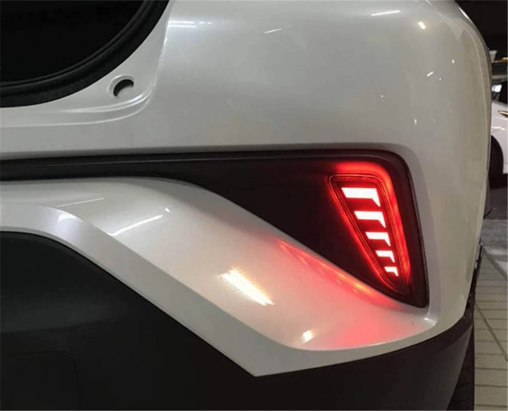 CSGJMY 1 комплект для Toyota CHR C-HR Светодиодный дневной ходовой сигнал поворота DRL противотуманная лампа стоп-сигнала вождения
