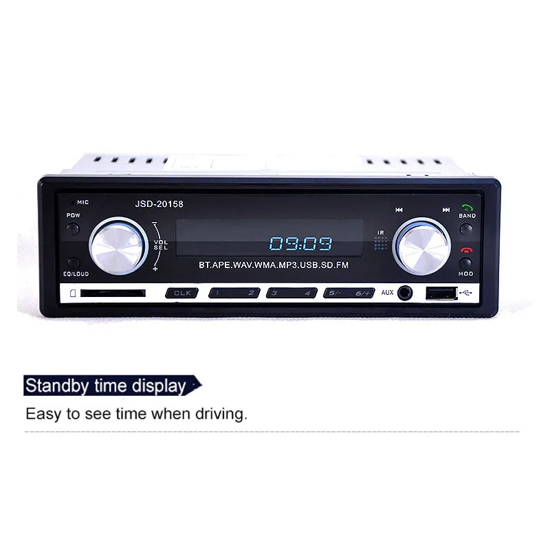 Автомагнитола с Bluetooth 12 В 1 Din FM Aux вход SD USB MP3 WMA mp3 плеер Fm тюнер|bluetooth car stereo|car stereofm