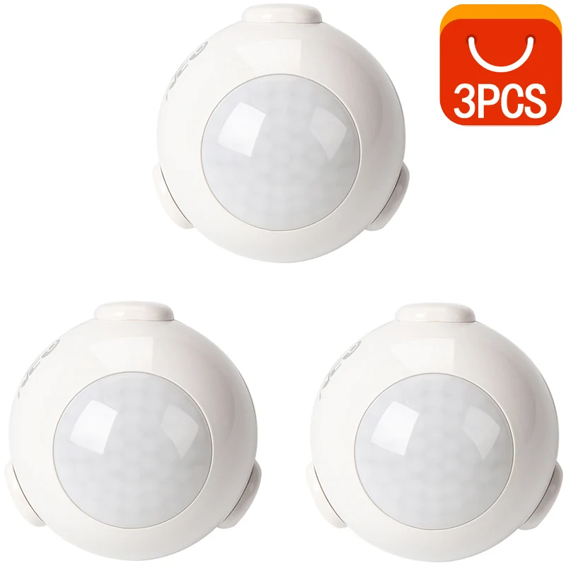 3PCS NEO COOLCAM Smart WiFi PIR датчик движения датчик человеческого тела детектор домашней сигнализации умный датчик движения тела PIR датчик движения - Цвет: 3PCS