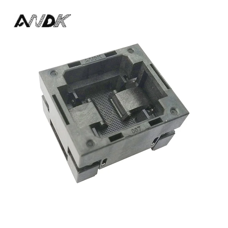

BGA80 OPEN TOP burn in socket pitch 0.8mm IC size 7*9mm BGA80(7*9)-0.8-TP01NT BGA80 VFBGA80 burn in programmer socket