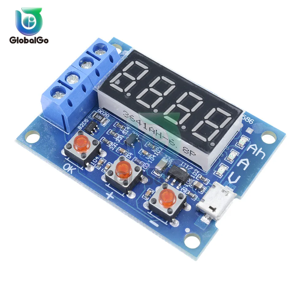 1 2 v 12v 18650 литий-ионный Батарея Ёмкость метр тестер сопротивления