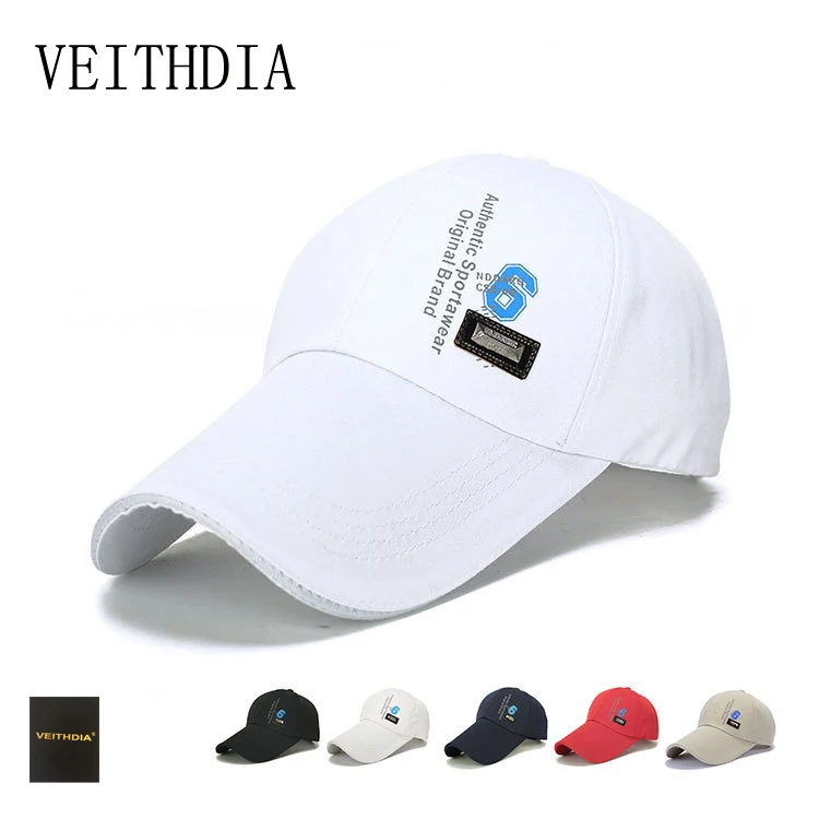 Мужская Уличная шляпа VEITHDIA летняя и осенняя длинная Кепка от солнца