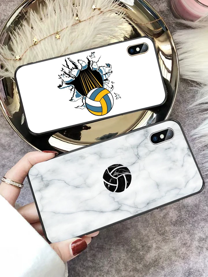 Силиконовый чехол I love волейбольный с принтом для iPhone 5 5S 6 6S Plus 7 8 11 Pro X XS Max XR |