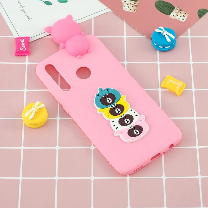 3D мультфильм чехол с единорогом для Honor 10i чехол Honor 10 Я 20i 8S 8A 8C 8X8 9 10 Lite фотоаппаратов моментальной печати 7S 7A 7C Pro Бампер для huawei P Smart Z