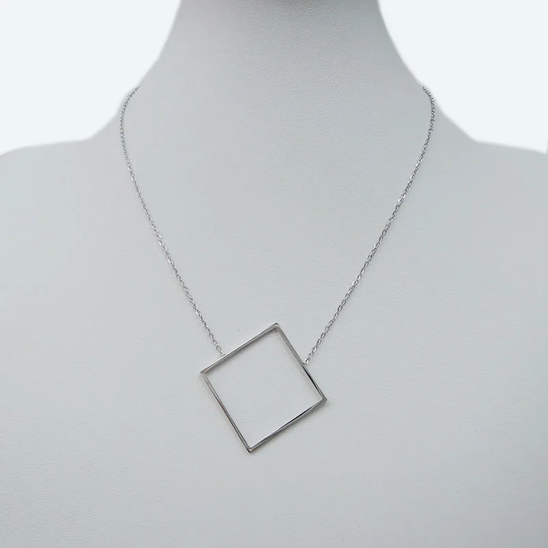 Высококачественное модное ожерелье из нержавеющей стали антиаллергенное