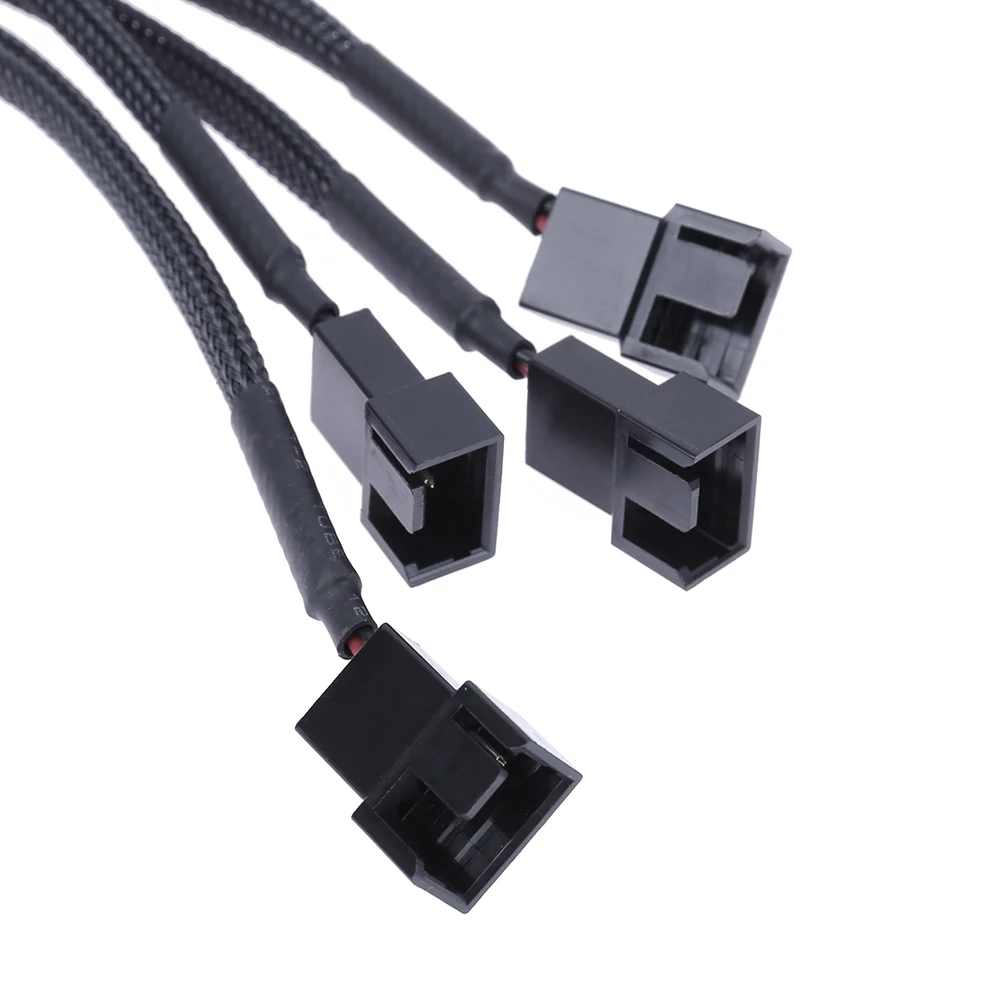 1 шт. 4 контактный IDE Molex на портовый 3Pin/4pin кулер охлаждение разветвитель