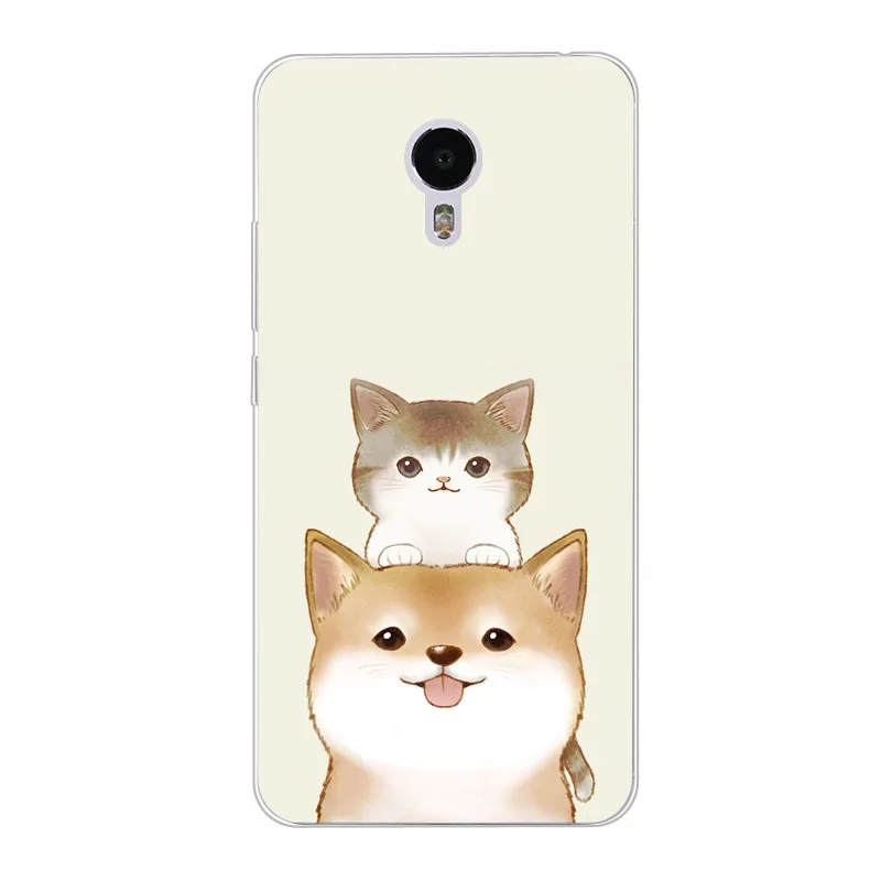 Meizu m3 note Case Silicon cartoon Painting Soft TPU Back Cover for Protect Phone cases shell |