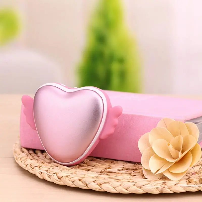Free_on Heart shape Angel грелка для рук Портативный usb-нагреватель для зарядки Маленький Удобный карман