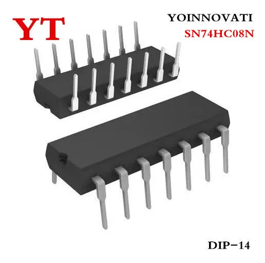

100 шт./лот SN74HC08N 74HC08 ворота и 4CH 2-INP DIP-14 IC лучшее качество