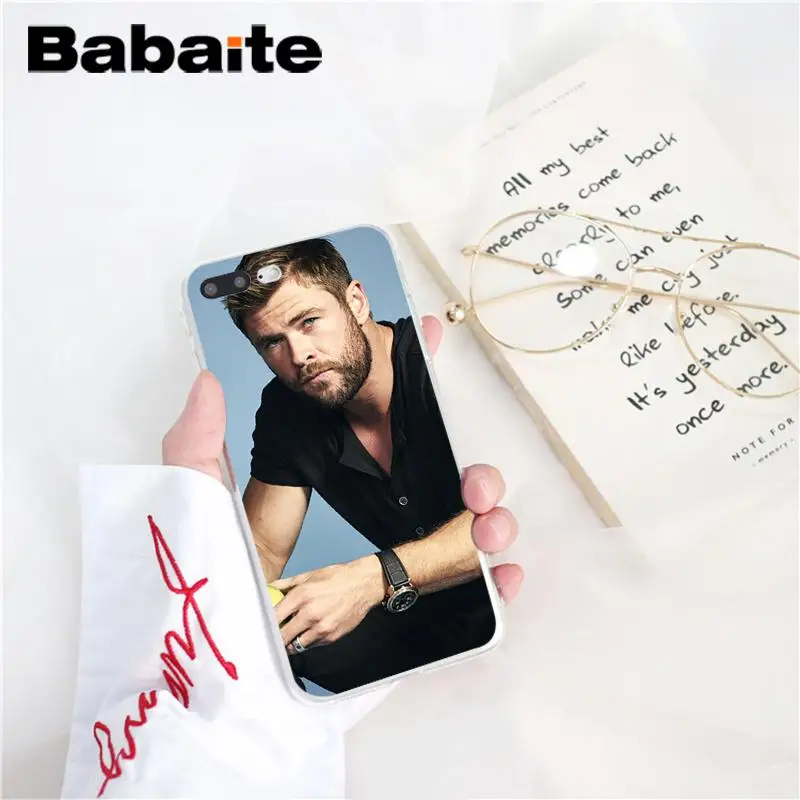 Babaite Chris Hemsworth Мстители Тор ТПУ черный чехол для телефона чехол для iPhone 6S 6plus 7plus 8 8Plus X Xs MAX 5 5S XR 10 - Цвет: A13