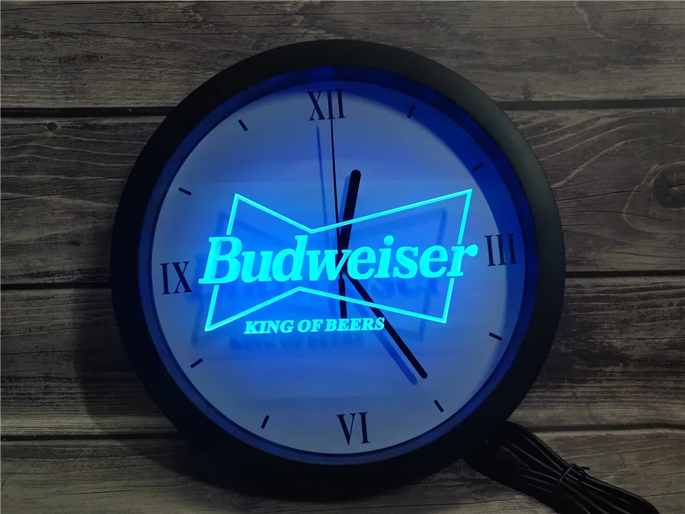 0E009 Budweiser Король пивной бар Паб Клуб приложение RGB 5050 светодиодный неоновый