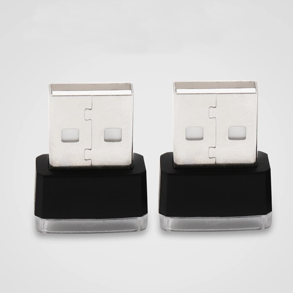 Автомобильный Универсальный светодиодный декоративный светильник USB