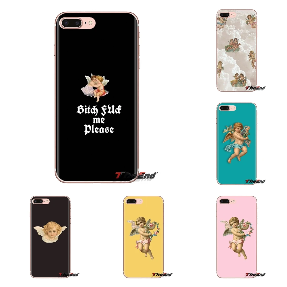 Renaissance angels For Xiaomi Mi3 Samsung A10 A30 A40 A50 A60 A70 Galaxy S2 Note 2 Grand Core Prime Transparent TPU Cases Covers |