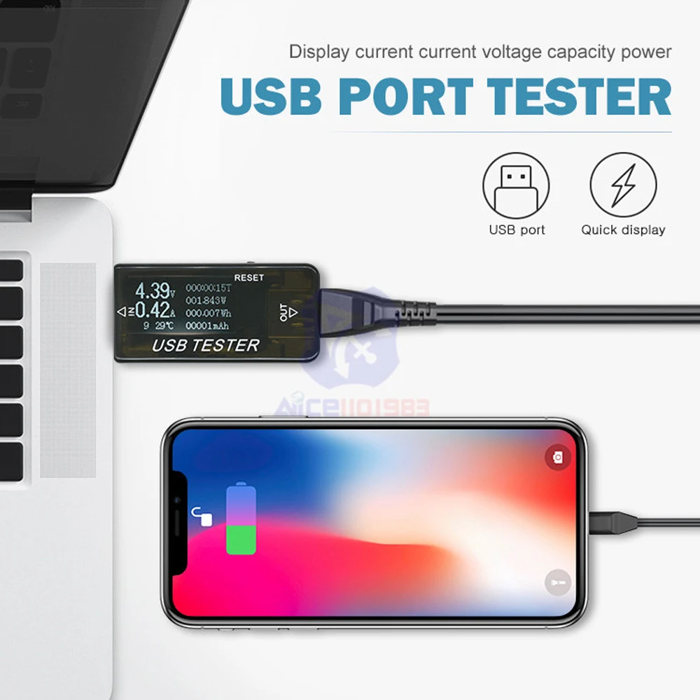 8 в 1 QC2.0 QC3.0 4 30 электрическая мощность USB тестер напряжения измеритель тока